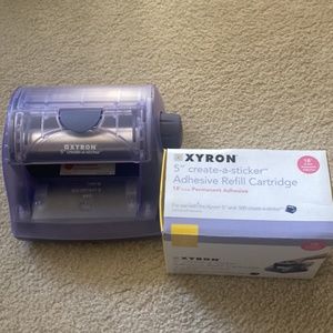 Xyron sticker maker and refill